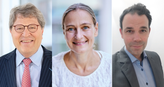 Deutschland und seine Marken - v.l.: Dr. Reinhard Zinkann (Miele), Xenia Barth (Merz Lifecare) und Björn Seeger (Playmobil) - Quelle: Frauke Schumann; Roosen-Photography; Playmobil